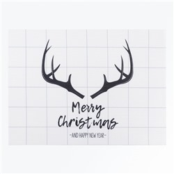 Новогодняя салфетка на стол Merry Christmas, 40×29 см