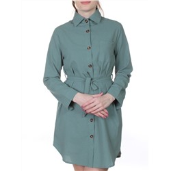 803 Платье хлопковое с воротником Fashion