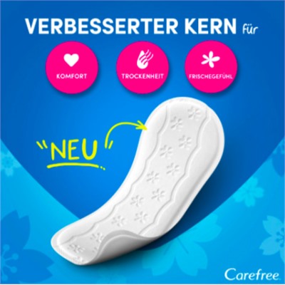 Carefree Slipeinlage Cotton Aloe Normal 56 St, Карефри Прокладки ежедневные Нормал с алоэ, 56шт, 2 упаковки (112 шт)
