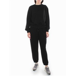 3404/3405 BLACK Костюм спортивный женский (95% хлопок, 5% эластан)