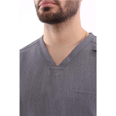 Топ медицинский мужской 6-77-15-1 / Curly 41 Space gray