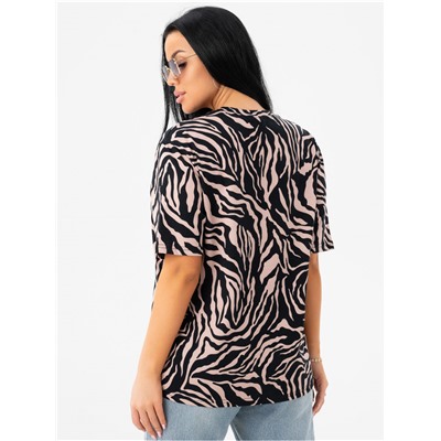 Футболка "Зебра" какао