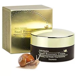 Крем восстанавливающий с муцином улитки Snail Recovery Cream, DEOPROCE 100 г