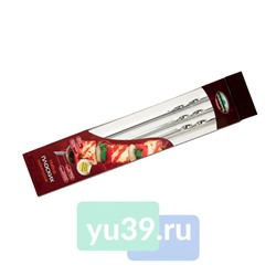 Набор плоских шампуров Пикничок, 60 см., 6 шт.