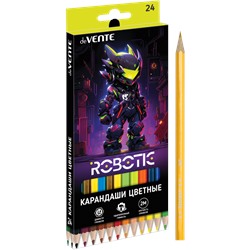 Карандаши 24цв "deVENTE. Robotic" 2М 2,8мм шестигранные 5024539/6/Китай