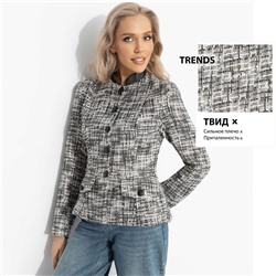 Жакет приталенный с подплечниками, Взрыв эмоций