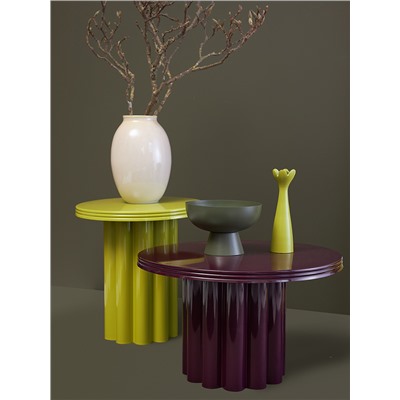 Столик приставной Vivlend, Ø43 см, лайм