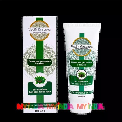 Пенка для умывания с Нимом (100 мл), произв. Vedik Essence