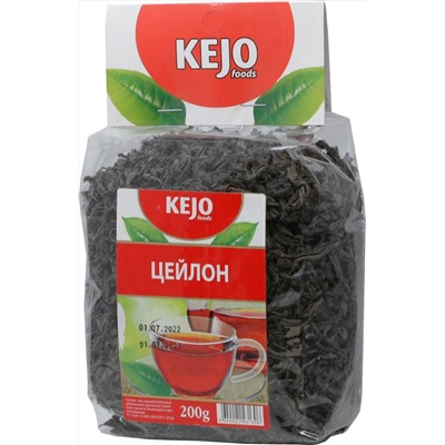 KejoFoods. Цейлонский крупнолистовой 200 гр. мягкая упаковка