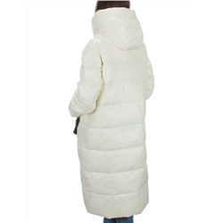 H-2208 WHITE Пальто зимнее женское (200 гр .холлофайбер)