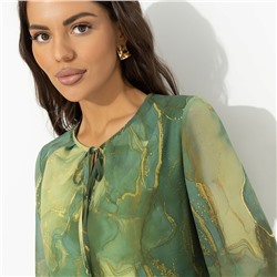 Платье нарядное, Летящие мгновения (green)