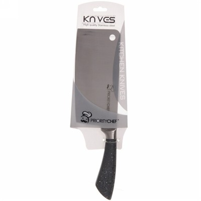 Нож кухонный "Best cook" топорик серая крошка 6,5"