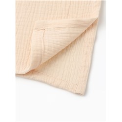 Пончо муслиновое детское LoveLife, 56×70 см, 100% хлопок, 120 г/м², сливочное