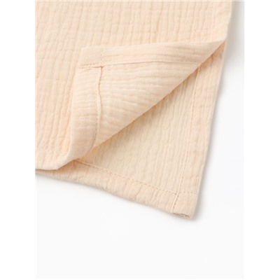 Пончо муслиновое детское LoveLife, 56×70 см, 100% хлопок, 120 г/м², сливочное