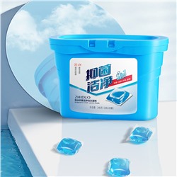 Концентрированные гелевые капсулы для стирки Zhiduo Antibacterial Clean Laundry Beads, 8гр*30шт