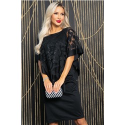 Платье Твой выход (черное) П14585-7М