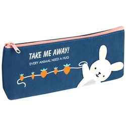 Пенал мягкий, 210*82*40 MESHU "Happy rabbit", канвас