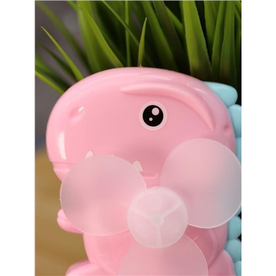 Портативный механический ручной вентилятор «Dinosaur», mix, шоу-бокс 24 шт.