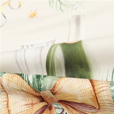Скатерть новогодняя "Этель" Spruce mood 150х110см +/-3см с ВГМО, 100%хл, саржа 190гр/м2