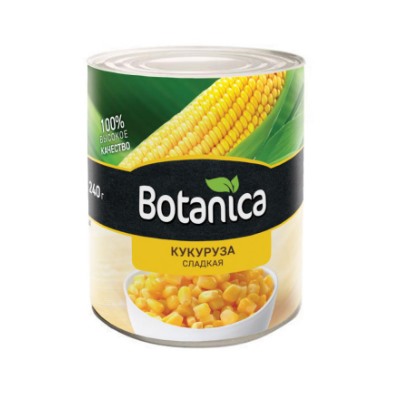 Кукуруза ТМ BOTANICA, ж/б 425мл