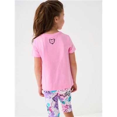 Леггинсы укороченные для девочки, 2 пары в комплекте