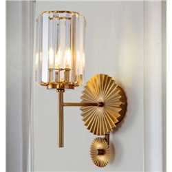 299-230 Бра диам 20 см, выс. 50 см (х1)Стекло+метал