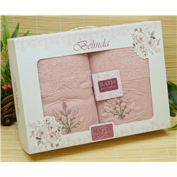 Набор Махровых Полотенец 70x140 + 50x90 см. 2 шт/уп. BATH BOUTIQUE - Belinda