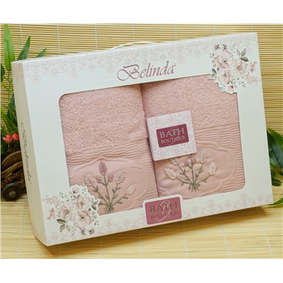 Набор Махровых Полотенец 70x140 + 50x90 см. 2 шт/уп. BATH BOUTIQUE - Belinda
