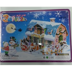 3D Пазл Новогодний