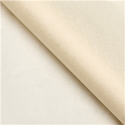 Бумага упаковочная тишью, бежевый, 50×66 см