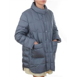 H24-328 BLUE Куртка пуховая облегченная женская (белый утиный пух)