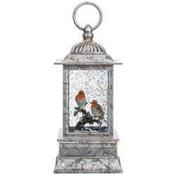 GAEM Изделие декоративное "Фонарь" (подсвет, вьюга, 3хАА н/п), L10 W10 H27 см
