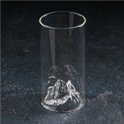 Стакан Magistro «Горы», 300 мл, стекло, прозрачный