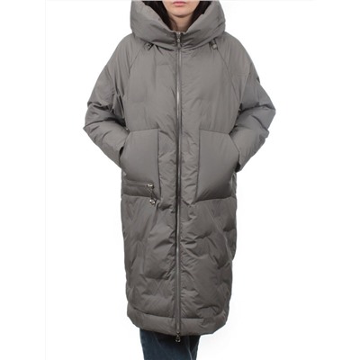 305 DARK GRAY Пальто зимнее стеганое женское (200 гр. холлофайбер)