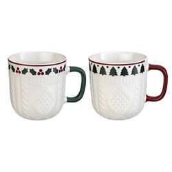 Набор из двух кружек Warm Celebration из коллекции New Year Essential, 400 мл