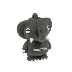 Память Smart Buy "Wild series" Слоник  16GB, USB 2.0 Flash Drive, серый