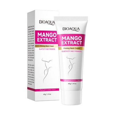 Укрепляющий крем для шеи с экстрактом манго BIOAOUA Mango Extract Firming Neck Cream, 40 гр