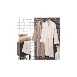 Махровый Набор (6 предметов) Семейный с Халатами Nakisli Aile Bornoz Seti - Cotton Box