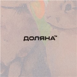 Подставка для яиц Доляна «Акварель», 8 ячеек, 38×27 см, под кулич d=20 см, стекло