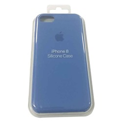 Силиконовый чехол для iPhone 7/8 васильковый