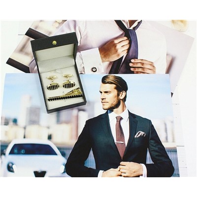 Набор Зажим для галстука и запонки F476711007395