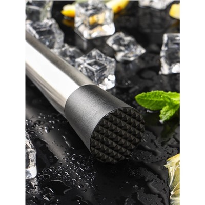 Мадлер - толкушка Magistro «Сталь», 20.5 см