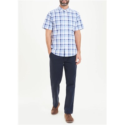 Lincoln Short Sleeve Slub Check Shirt