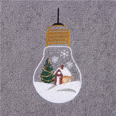 Полотенце махровое "Этель" Snow globe 30х60 см, 340 г/м2, 100% хл