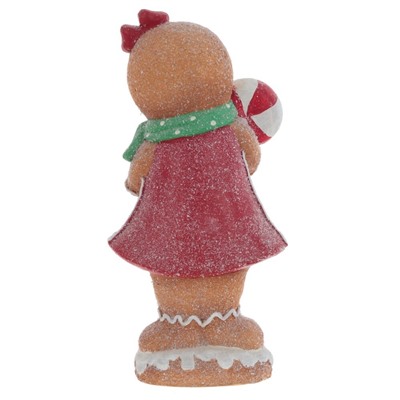 GAEM Фигурка декоративная с подсвет "Пряник: Мальчик/Девочка",(3хAAA), L21 W10,5 H42 см, 2в.