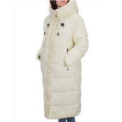 H-2202 WHITE Пальто зимнее женское (200 гр .холлофайбер)