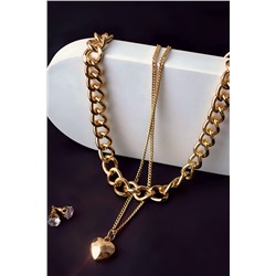 Колье Сердце двустороннее + Подарок