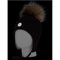 Шапка утепленная для мальчика NIKASTYLE 11з15524 Черный