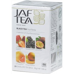 JAF TEA. Черный. Fruit Fiesta 30 гр. карт.пачка, 20 пак.