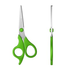 Ножницы детские ErichKrause Control Junior, 15.5 см, с закруглёнными концами лезвий, ударопрочный пластик, МИКС